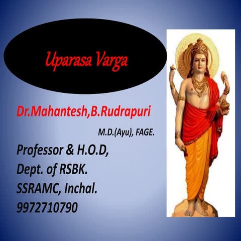 Uparasa Varga by Dr.Mahantesh Rudrapuri