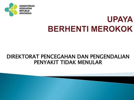 UPAYA BERHENTI MEROKOK DAN SKRINING PEROKOK.ppt