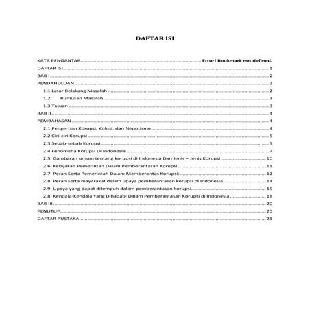 Makalah upaya pemberantasan korupsi di indonesia  revisi 