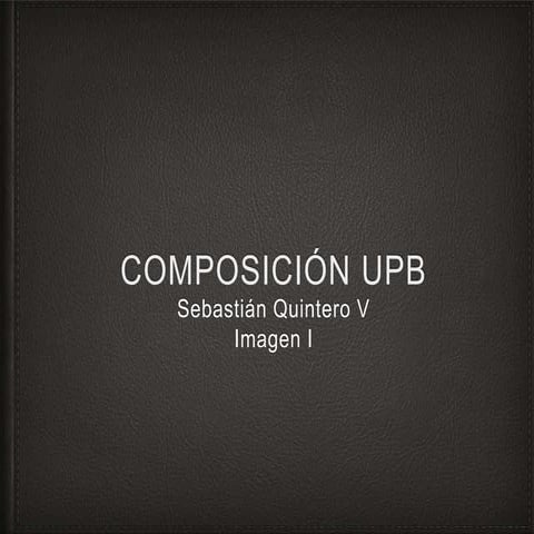 Composición fotográfica UPB