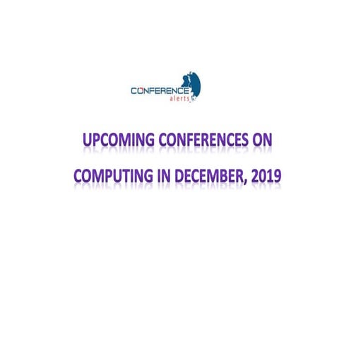 International conference on networking, communication and computing | PPTX