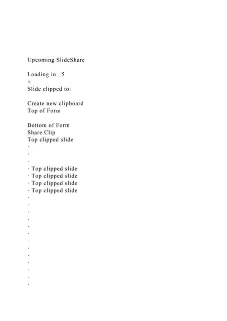 Upcoming SlideShare Loading in...5×Slide clipped to .docx