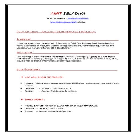 Analyzer MNT Speciyalist