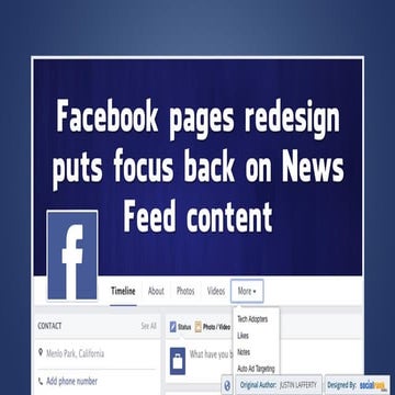 Facebook UI Evolution | PPT