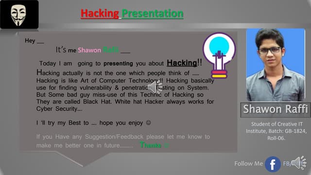 Hacking Presentation v2 By Raffi 
