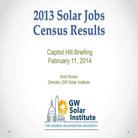 Amit Ronen | Solar Jobs Census Briefing