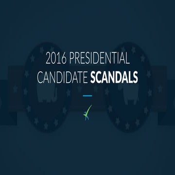 2016 Presidential Candidate Scandals