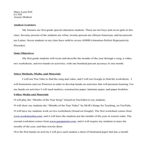 Updated assure method for ci 350