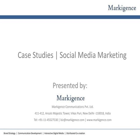 Updated case study markigence