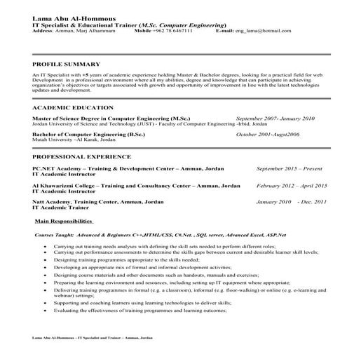 Updated cv | PDF