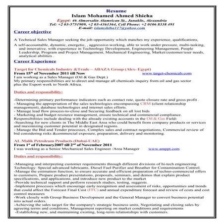 Updated cv  islam shiha