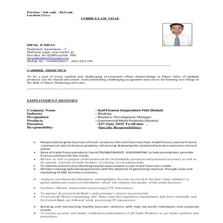 Updated CV | DOC