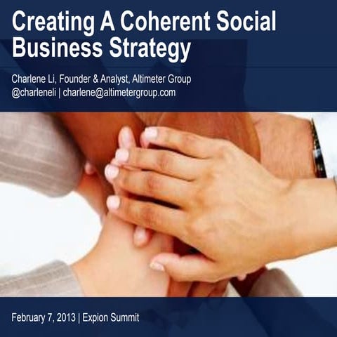 Charlene Li Presentation