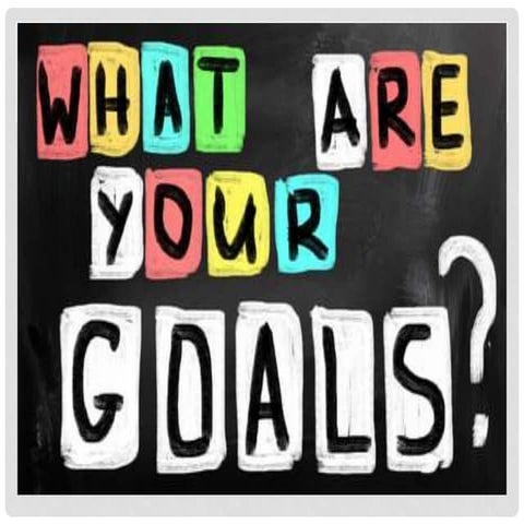 Goal Setting "How to Set your Goals"
