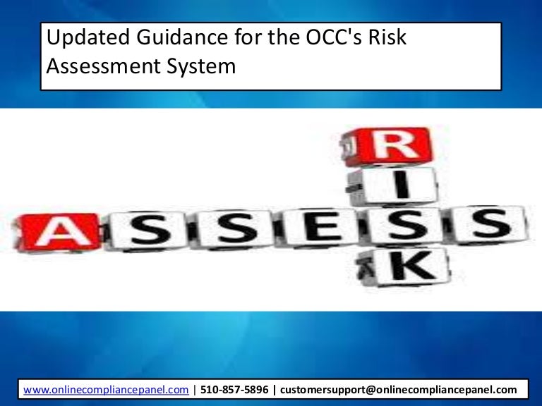 Updated Guidance for the OCC's Risk Assessment System