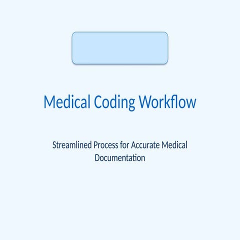 Workflow for medical coding process .pptx