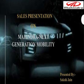 Mahindra (everything about mahindra) Personal Selling steps