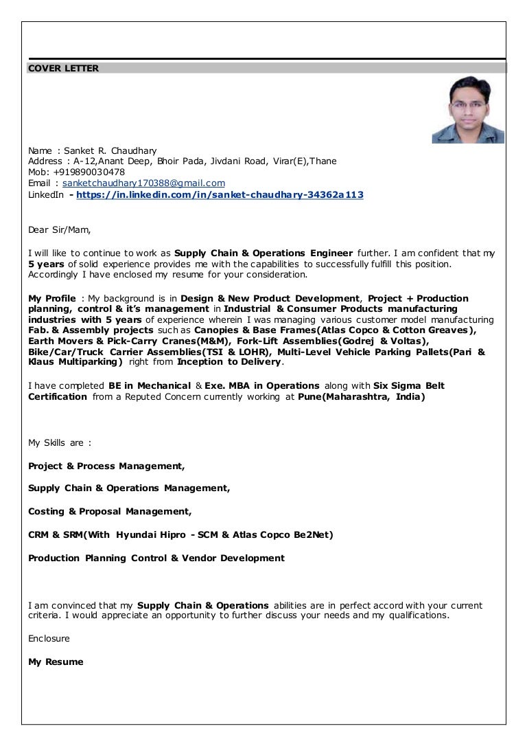 enclosed is my resume