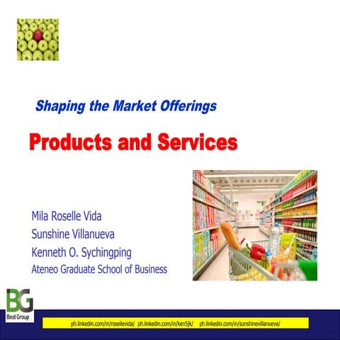 Shaping the Market Offerings (Group)