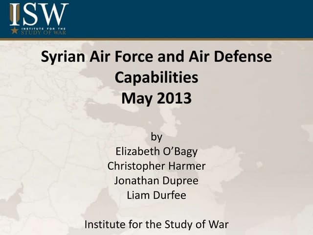 Updated Syrian Air Force and Air De...