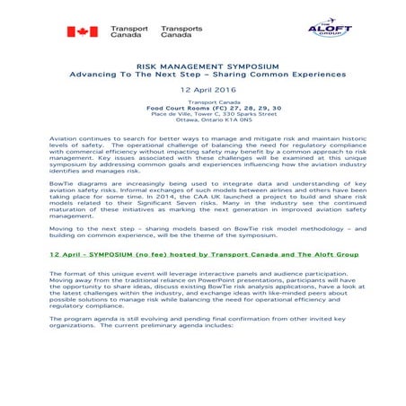 Risk Management Symposium 