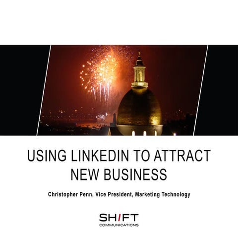 How to attract sales and new business with your LinkedIn Profile