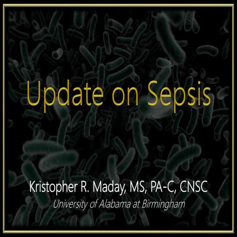 Update on Sepsis Management