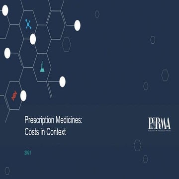 Prescription Medicines Costs in Context April 2021