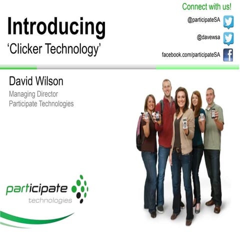 University of Pretoria clicker introduction and demonstration