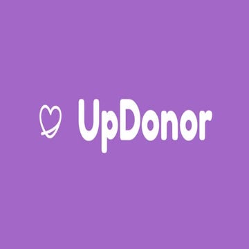 updonor pitchdeck for use across all platforms | PPTX