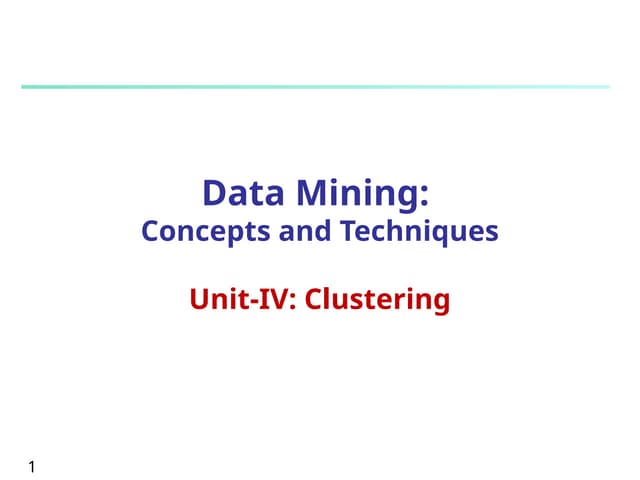 upd Unit-v -Cluster Analysis (1) (1).ppt
