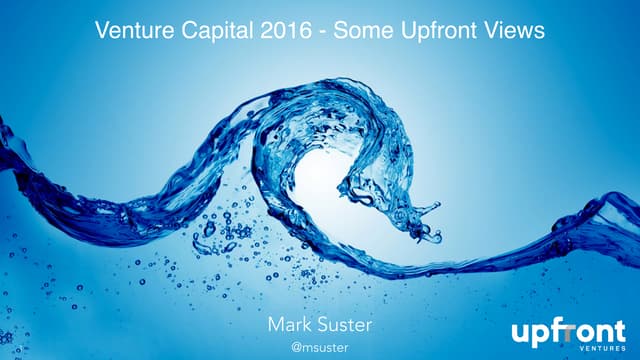 Upfront vc analysis 2016