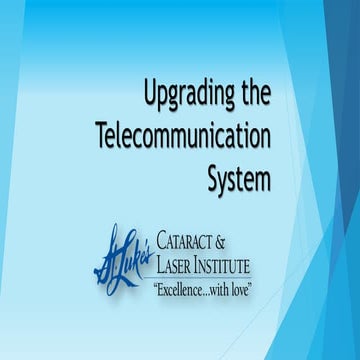 Upgrading the telecommunication system | PPTX