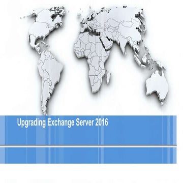 Upgrading to Exchange 2016