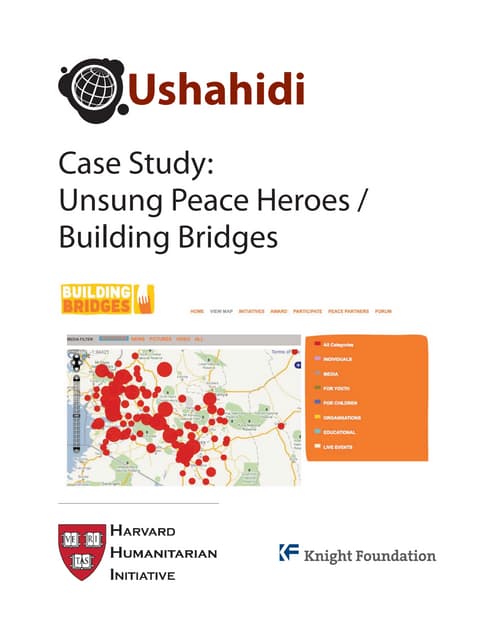 Kenya Ushahidi Evaluation: Unsung Peace Heros/Building Bridges
