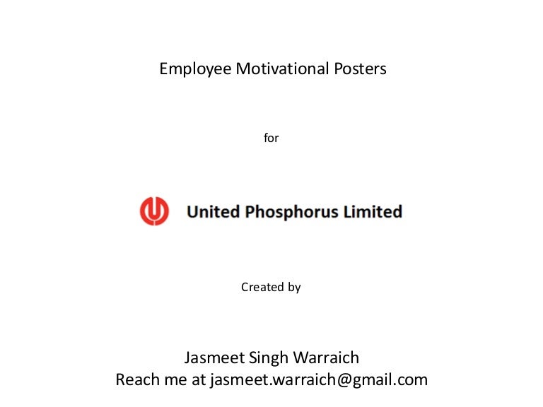 UPL employee motivational posters