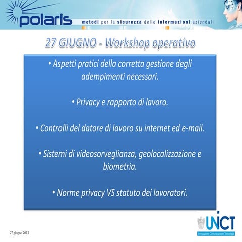 Workshop Unione Industriali Parma