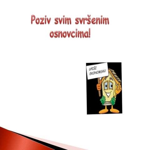 Upiši ekonomsku!