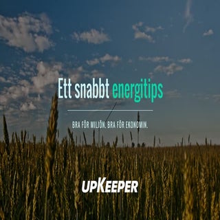 Spara pengar och miljö