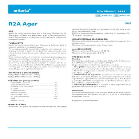 R2A agar
