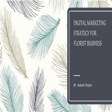 DIGITAL MARKETING STRATEGY FOR BUSINESS UNITS