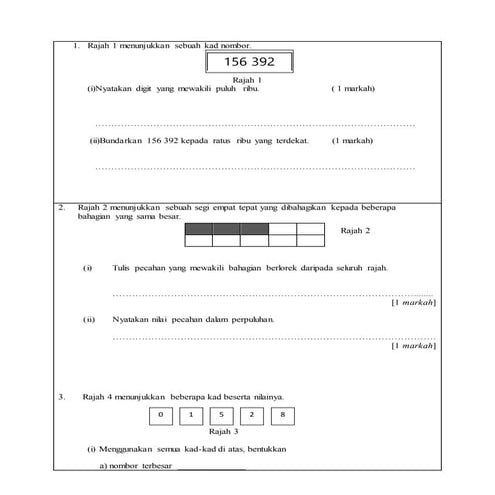 latih tubi matematik tahun 5