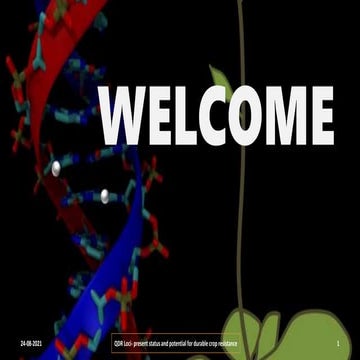 Quantitative diseases resistance Loci