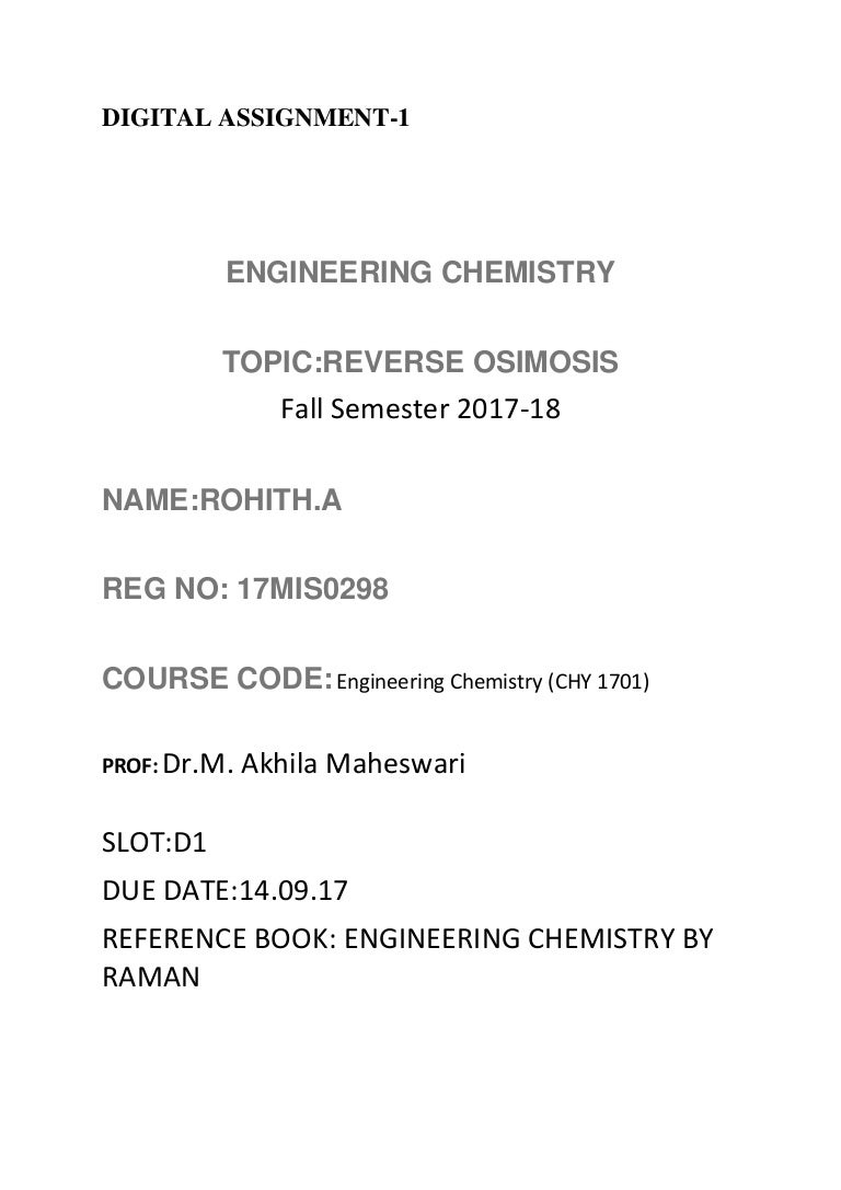 Reverse Due Date >> Upload2 Chemistry Reverse Osmisis Reverse Due Date >> Upload2 Chemistry Reverse Osmisis