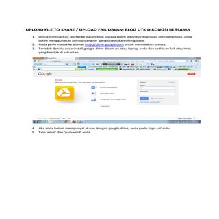 Upload file to share