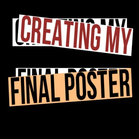Upload final poster