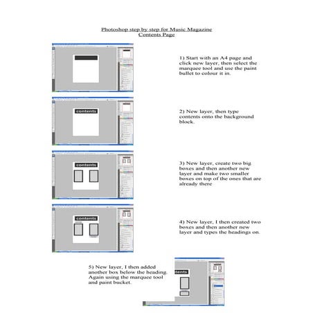 -Photoshop Step By Step For Music Magazine