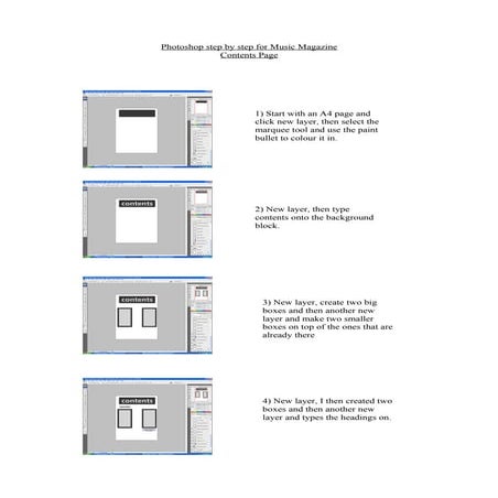 -Photoshop Step By Step For Music Magazine