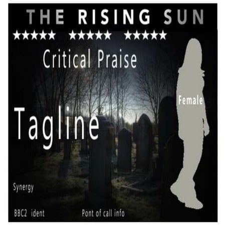 The Rising Sun Poster- Graphic Layout