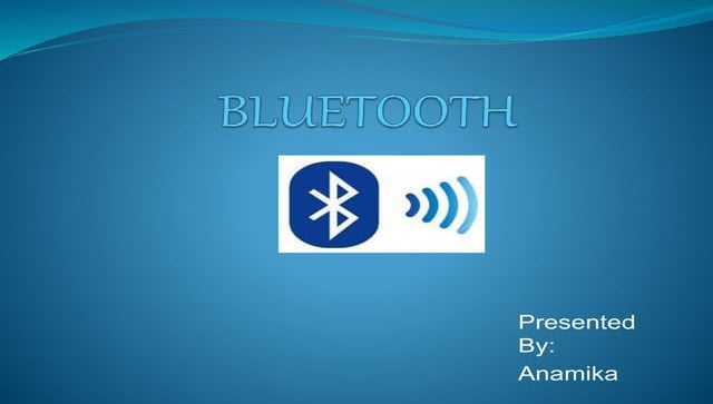 Bluetooth Presentation | PPT